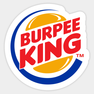 Burpee King Sticker